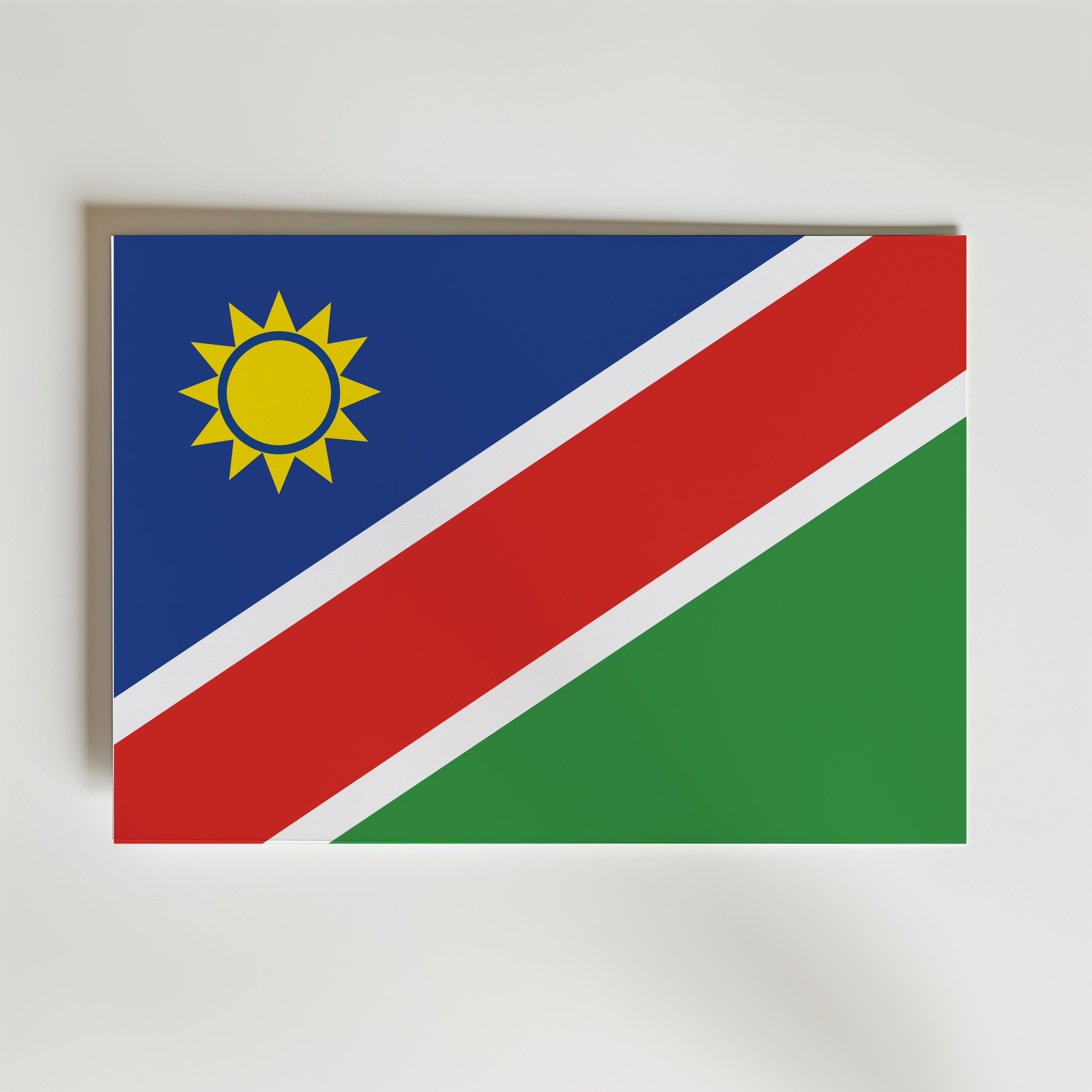 Namibia National Flag Poster affisch – poster till väggdekoration – köp online hos Bozetto