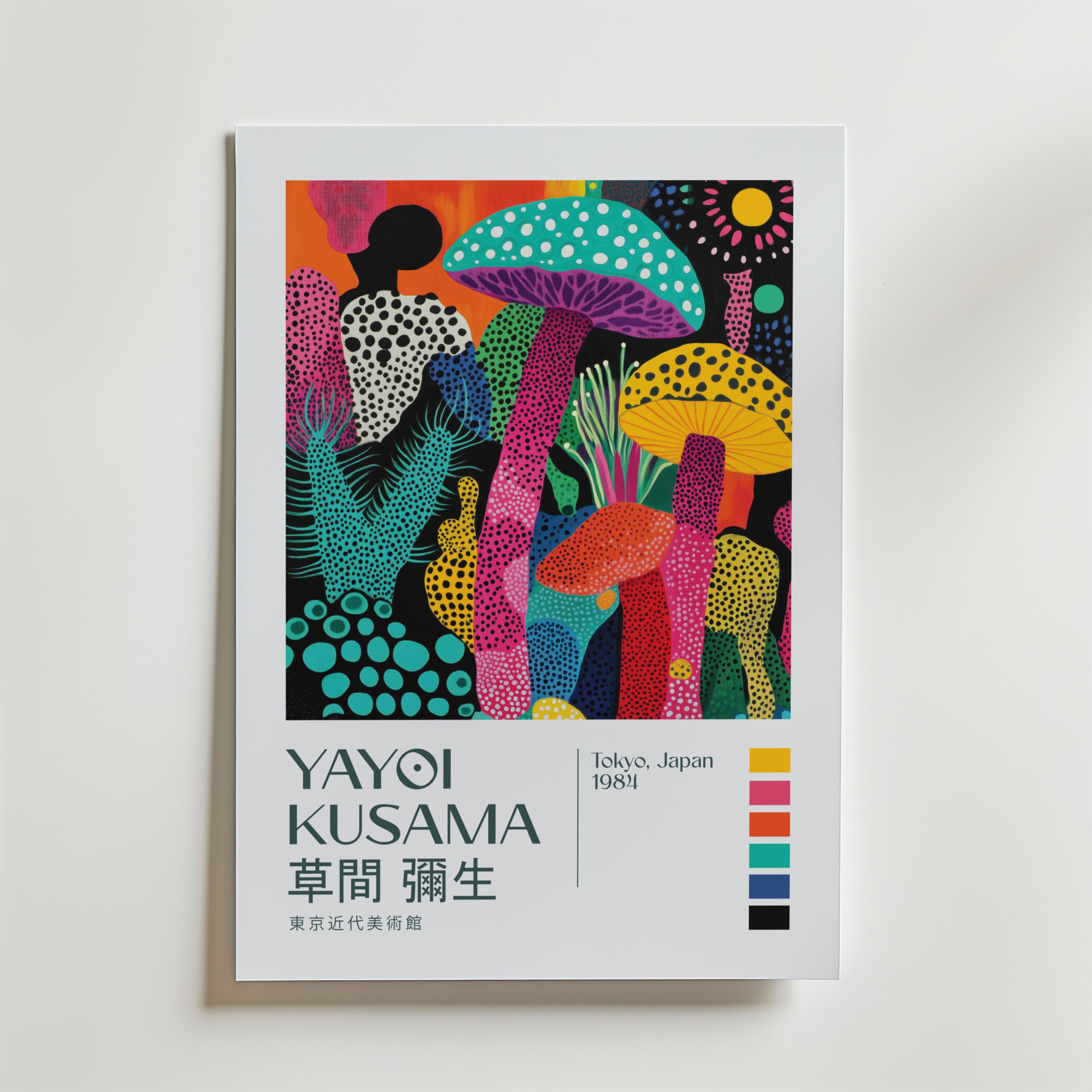 Yayoi Kusama Enchanted Forest Poster