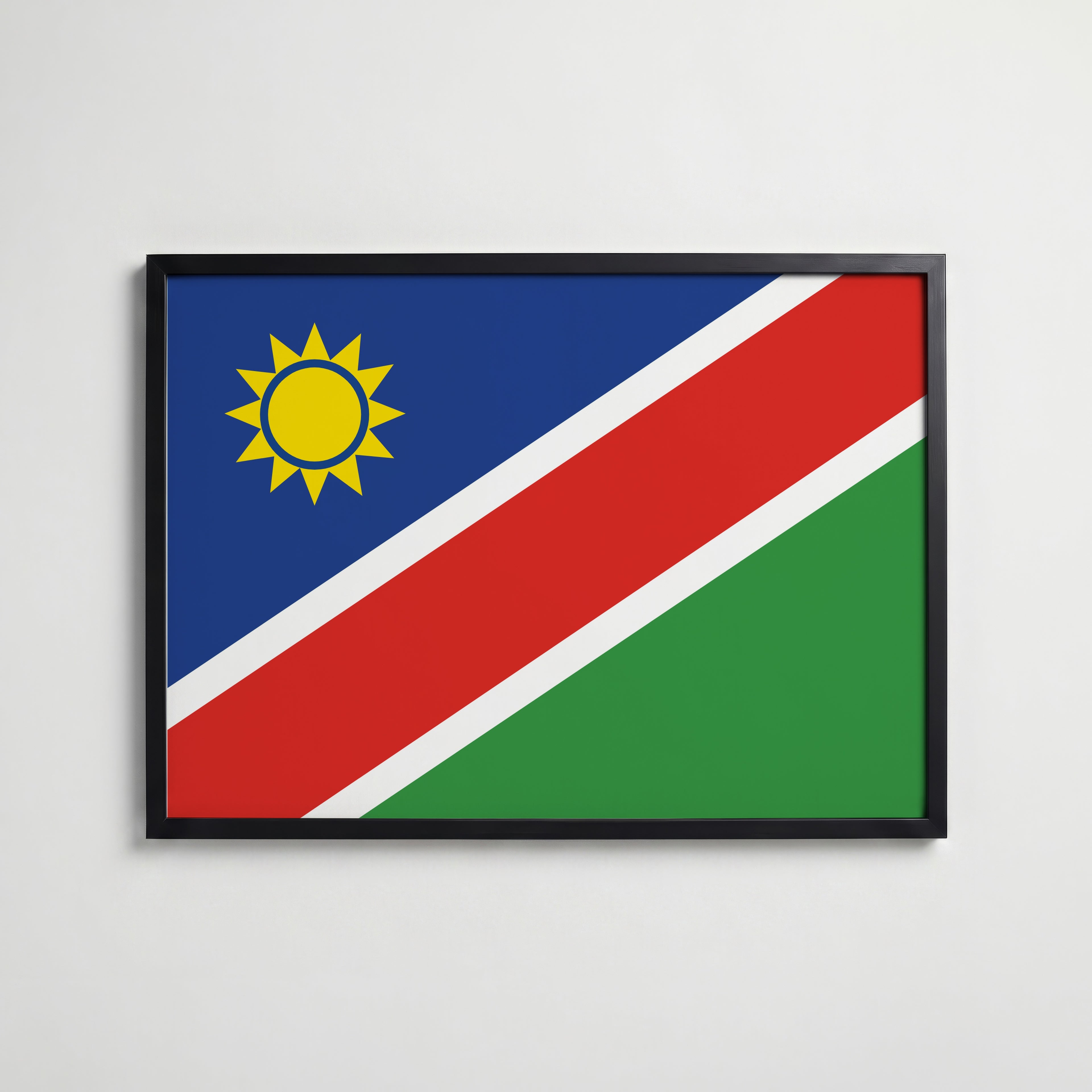 Namibia National Flag Poster affisch – köp poster online – Bozetto väggdekoration