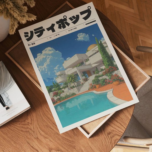 Golden Hour Estate Poster