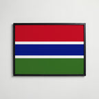 Gambia National Flag Poster affisch – köp poster online – Bozetto väggdekoration