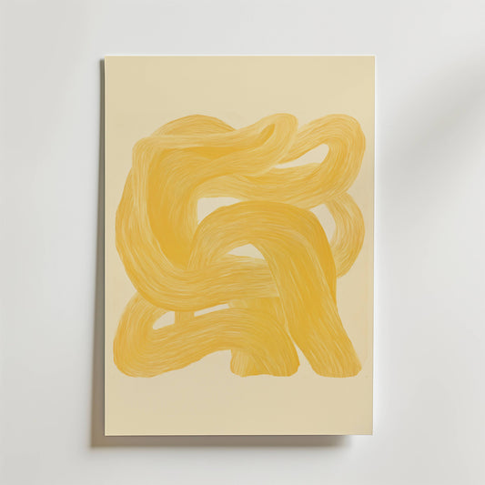 Golden Flow Poster