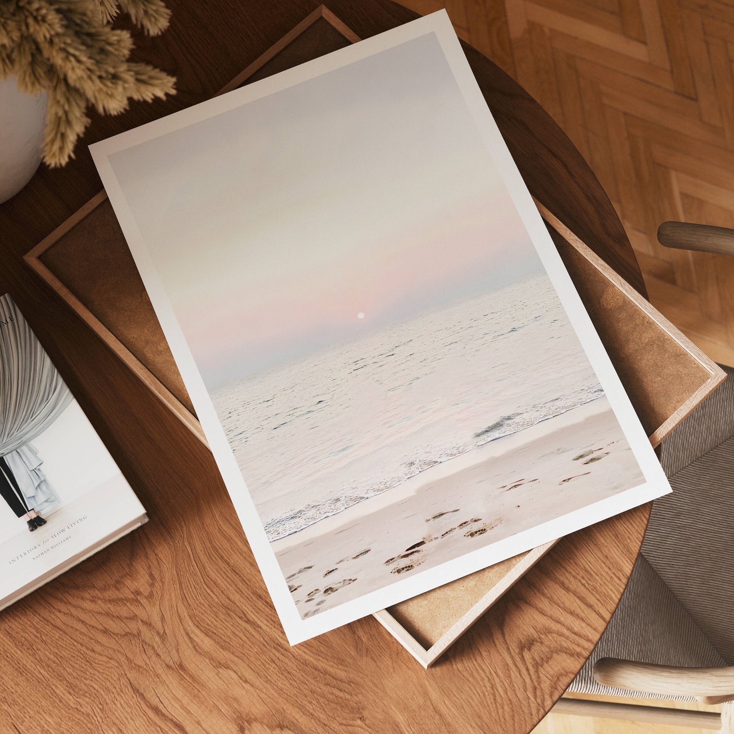 Pastel Horizon Sunset Poster