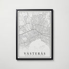 Västerås Karta Poster