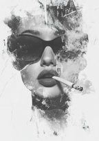 Chic smoke Poster