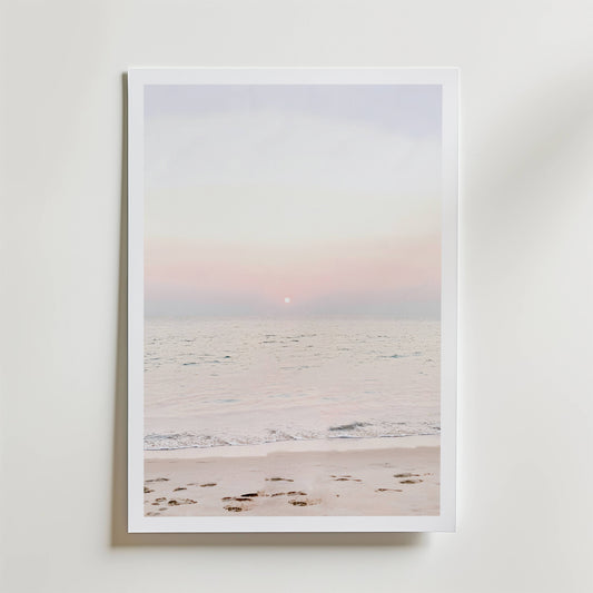 Pastel Horizon Sunset Poster