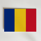 Romania National Flag Poster affisch – poster till väggdekoration – köp online hos Bozetto