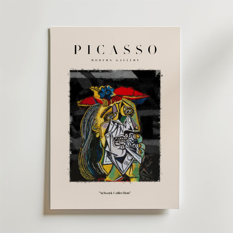 Picasso Crying Eyes of Grief Poster