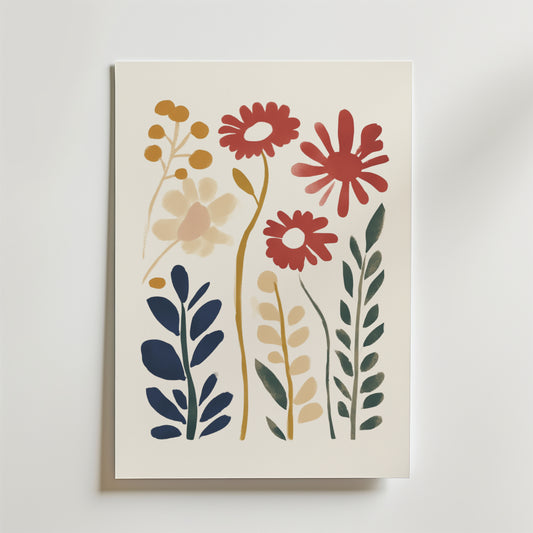 Floral wall botanic Design Poster