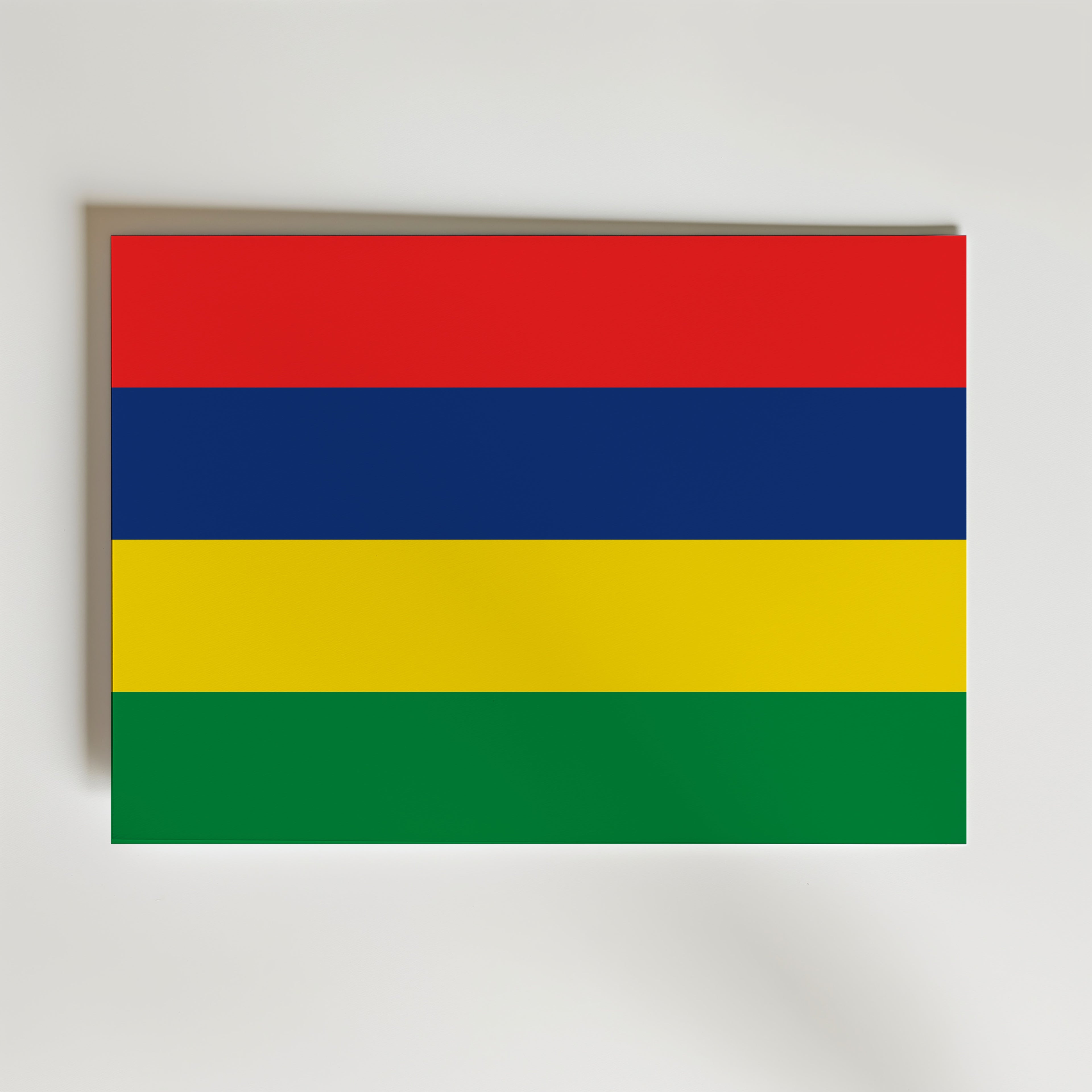 Mauritius National Flag Poster affisch – poster till väggdekoration – köp online hos Bozetto