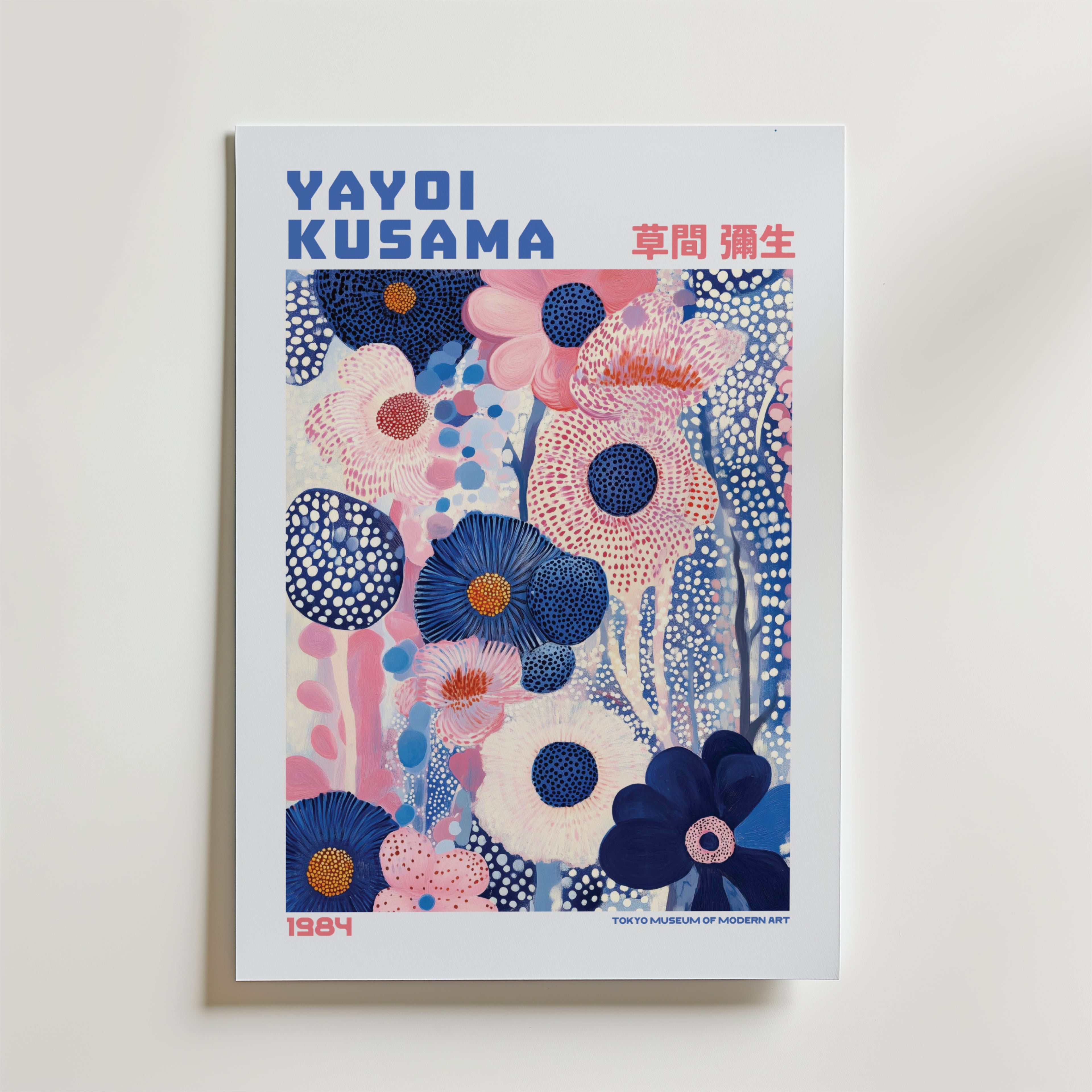 Yayoi Kusama Floral Harmony Poster