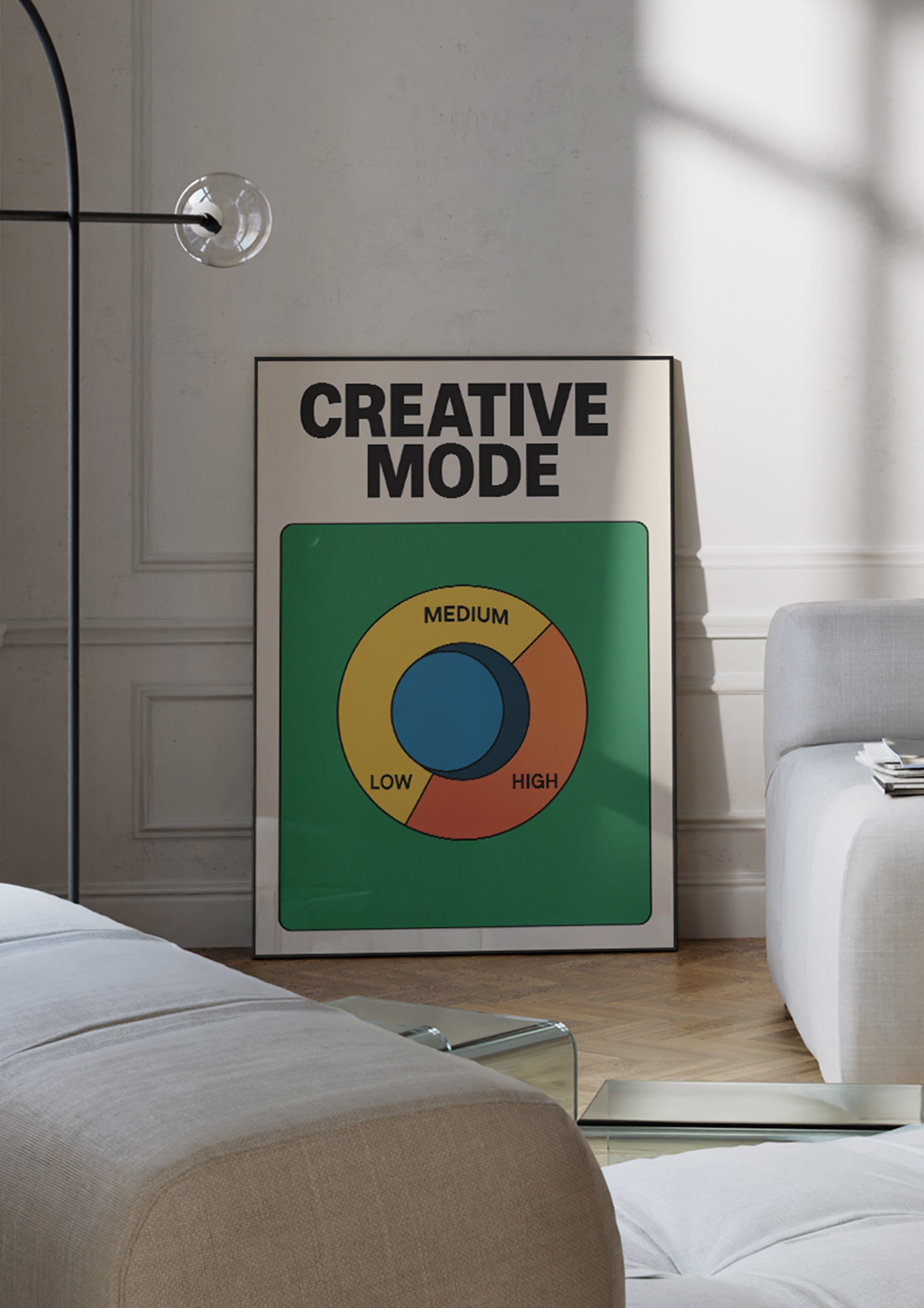 Creative Level High Poster – poster på vägg inredning