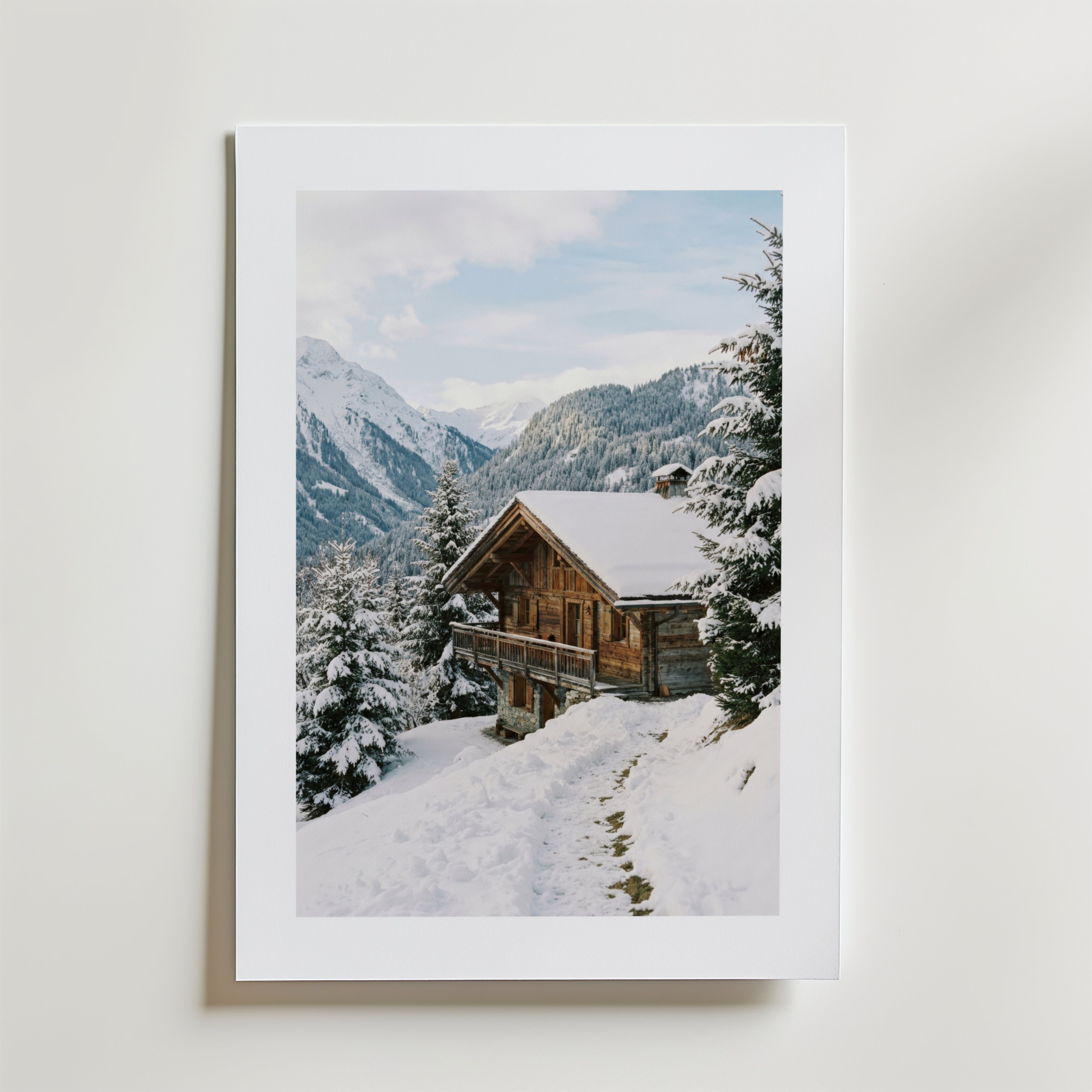 Alpine Retreat Essence Poster affisch – poster till väggdekoration – köp online hos Bozetto