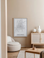 Örebro Karta Poster