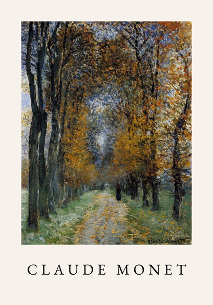 Claude Monet The Avenue Poster