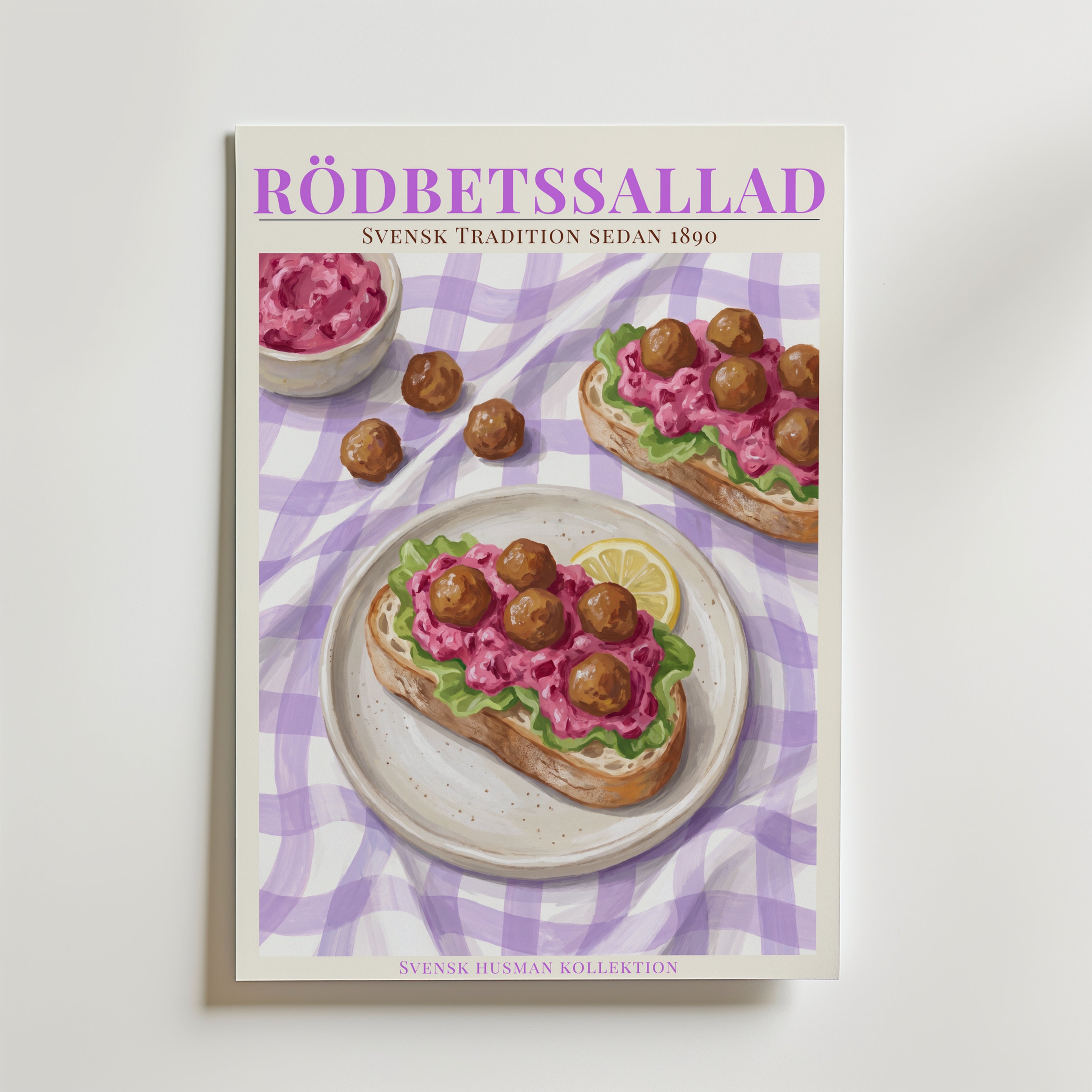 Rödbetssallad Poster