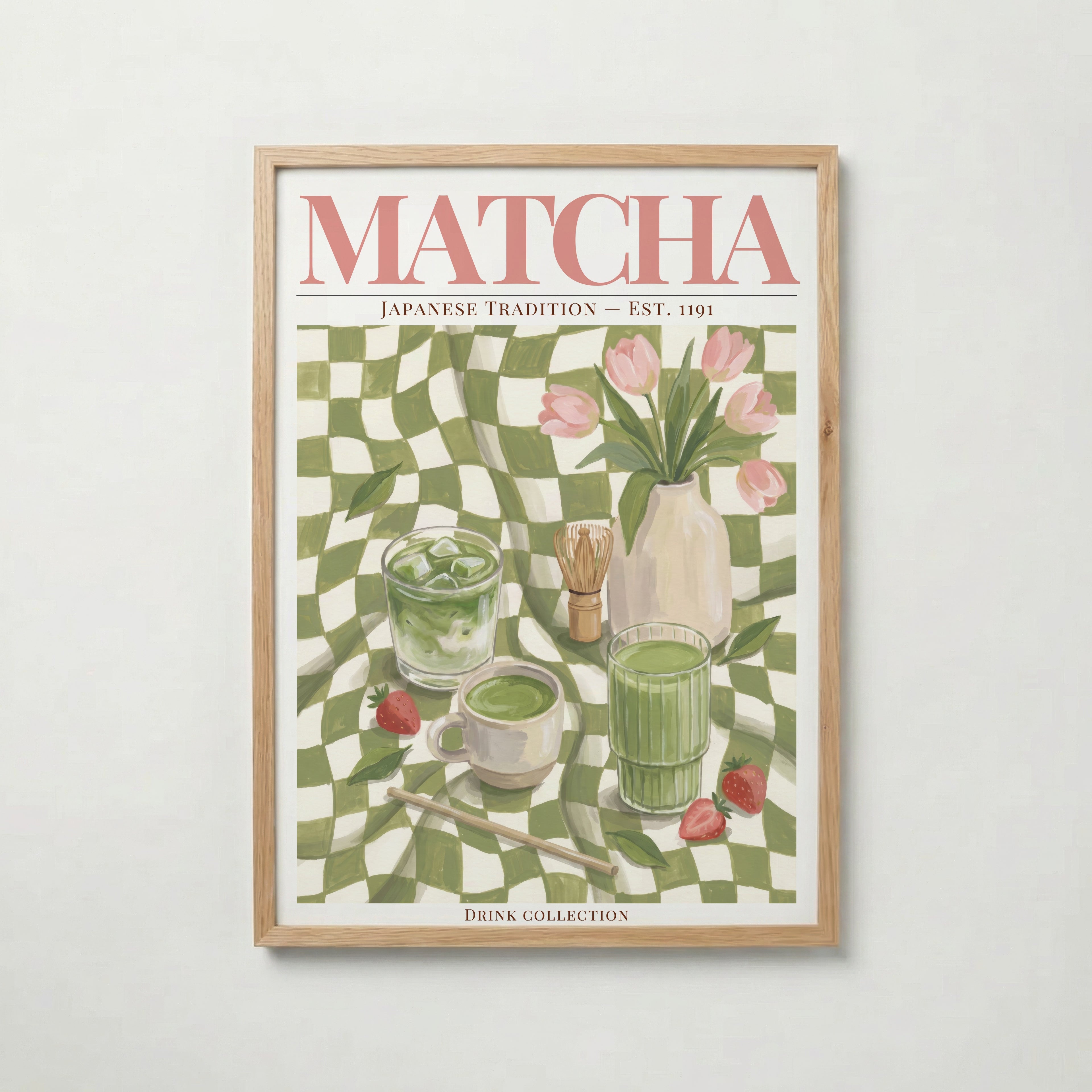 Matcha Poster – köp affisch till hemmet – Bozetto väggdekoration