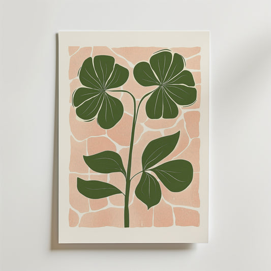 Botanical minimalist nature Poster