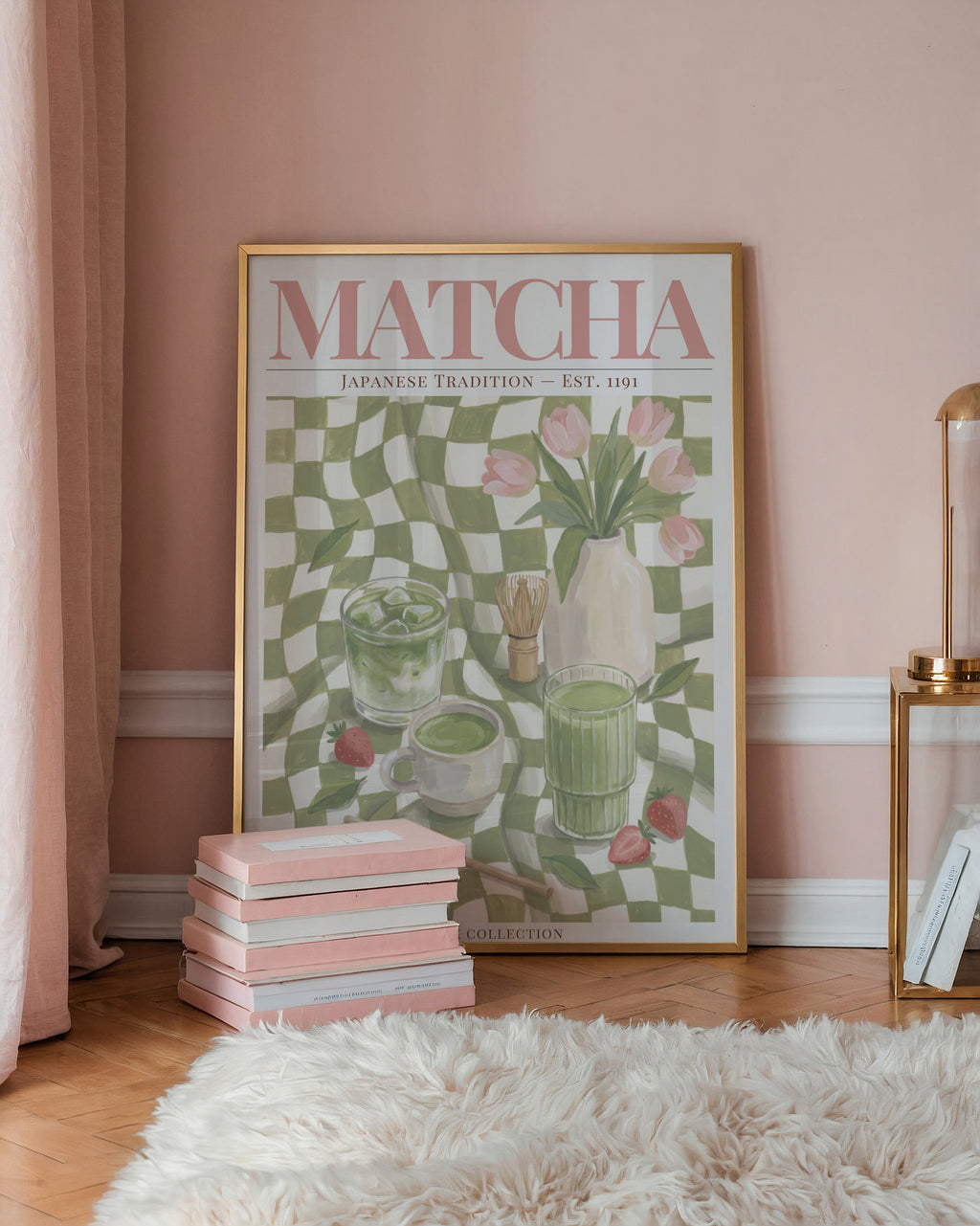 Matcha Poster – poster väggdekoration inredning – Affischer hos Bozetto