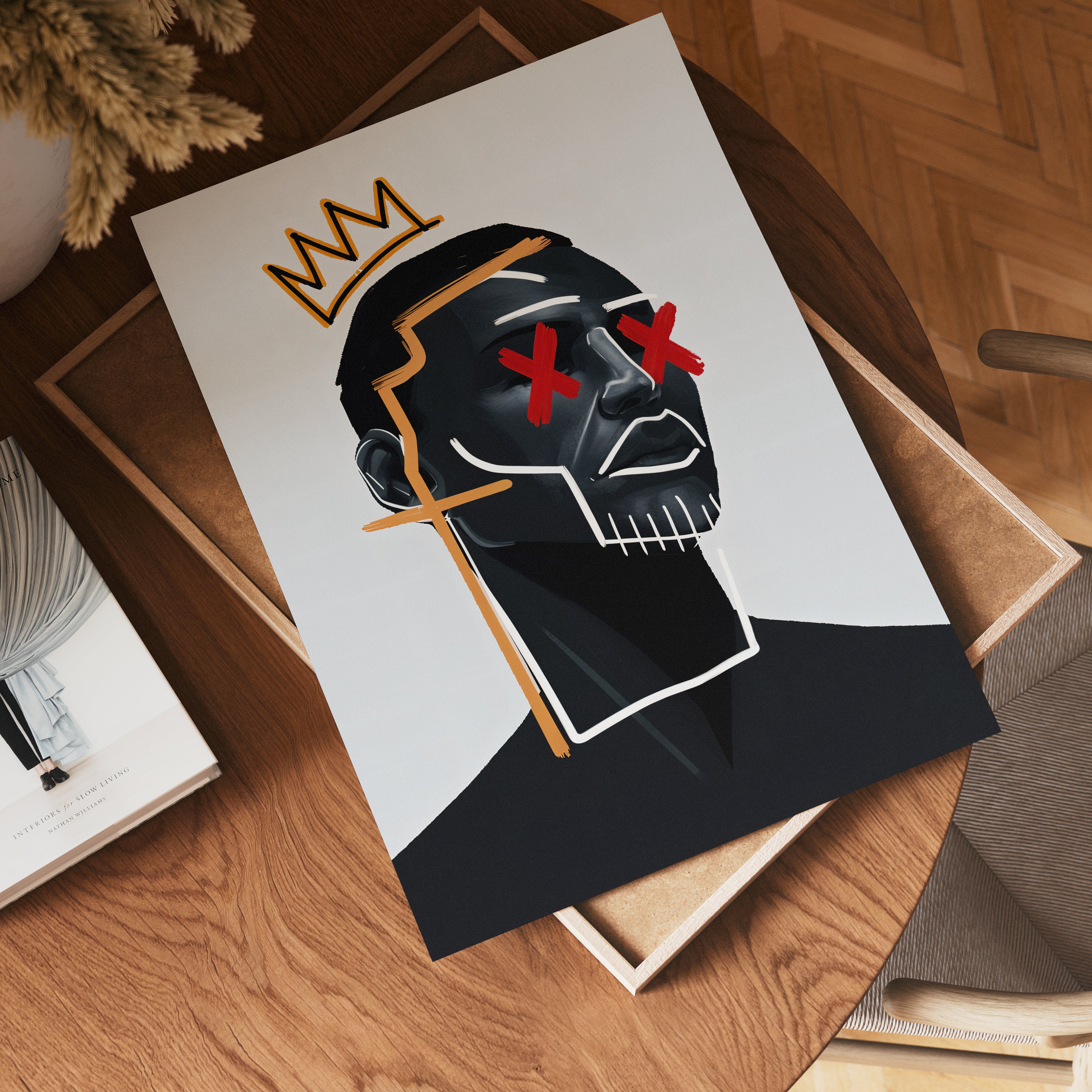 Crowned Silence Poster – poster väggdekoration