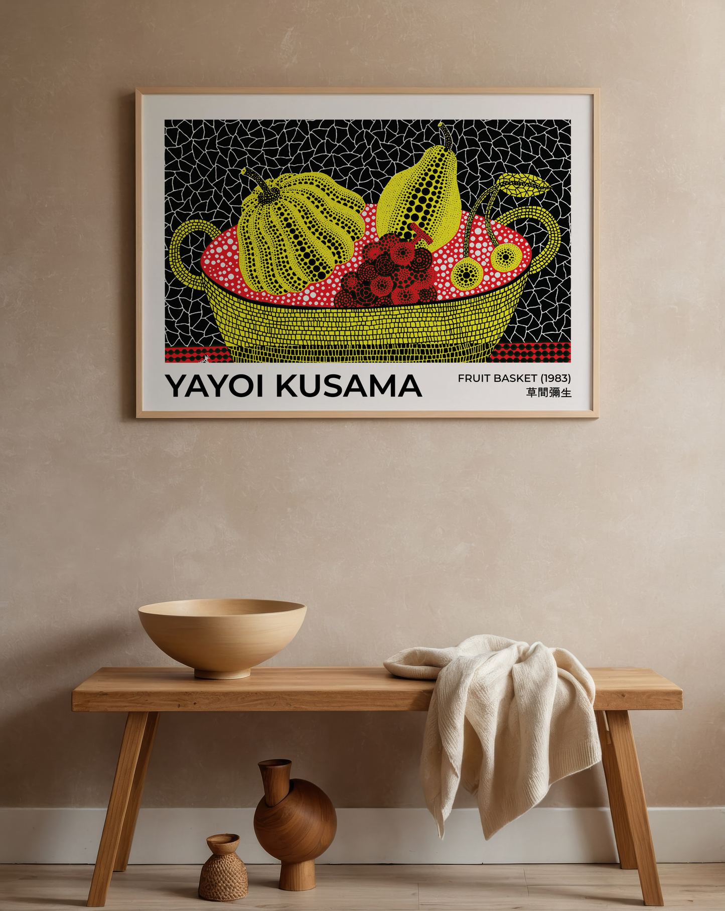 Yayoi Kusama – Fruit Basket (1983) Poster