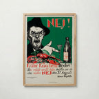 Albert Engström Kräftor Kräva Dessa Drycker Poster