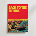 Back to the Future – stilfullt konsttryck från Bozetto, tryckt på matt finpapper