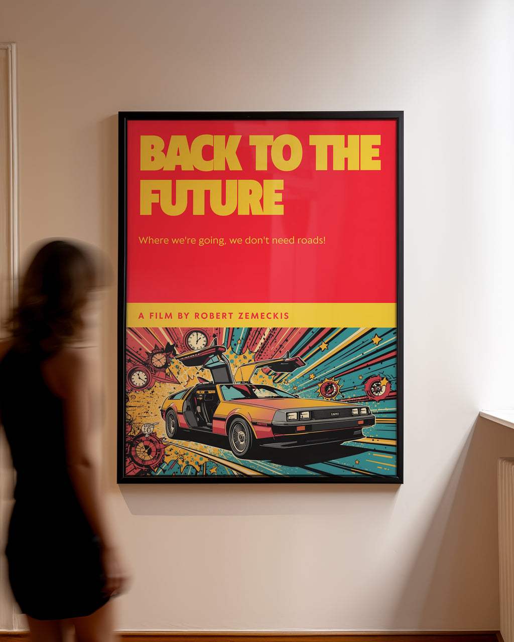 Back to the Future Poster – poster väggdekoration inredning – Affischer hos Bozetto