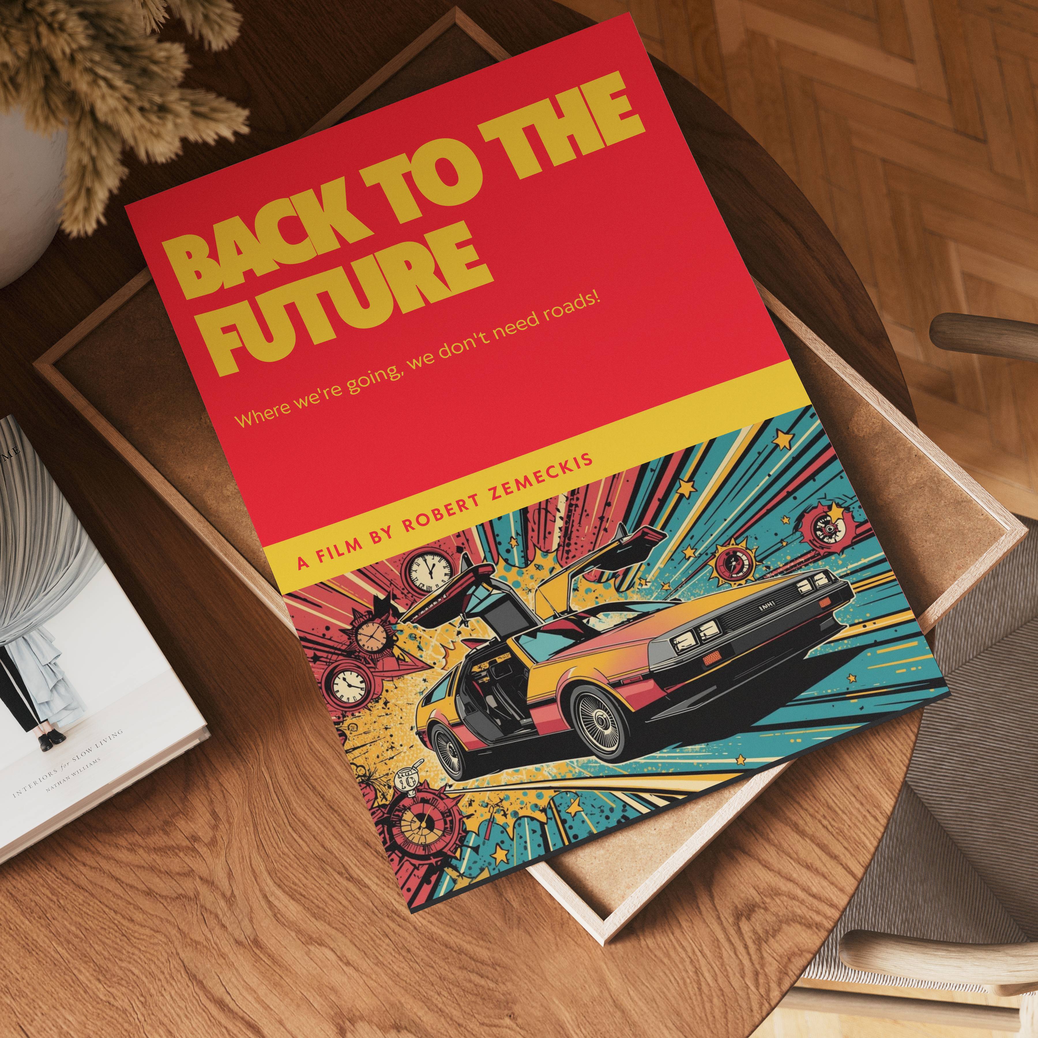 Back to the Future Poster affisch – poster till väggdekoration – köp online hos Bozetto