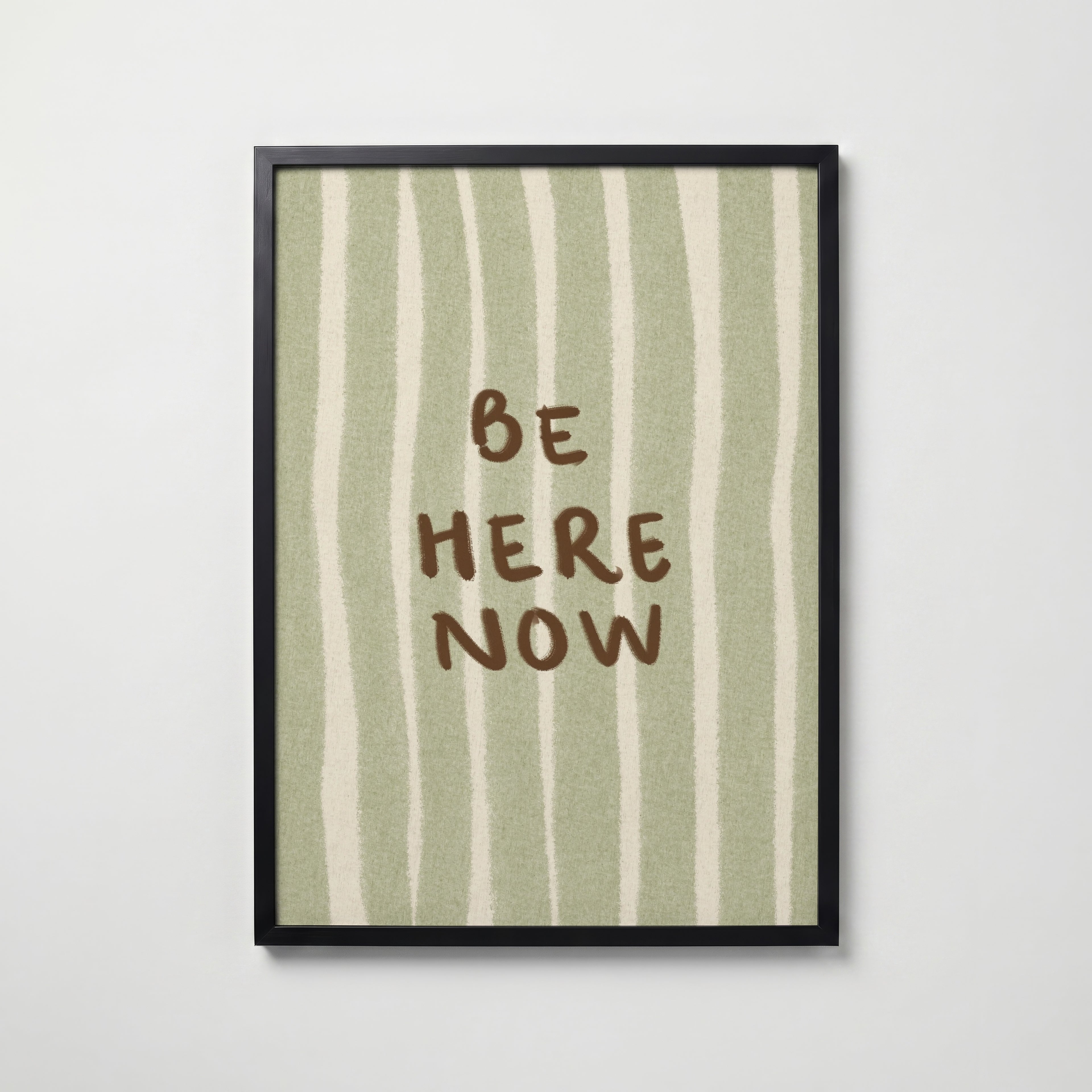 Be Here Now Poster i hemmiljö