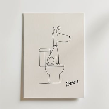 Pablo Picasso Whispering – stilfullt konsttryck från Bozetto, tryckt på matt finpapper