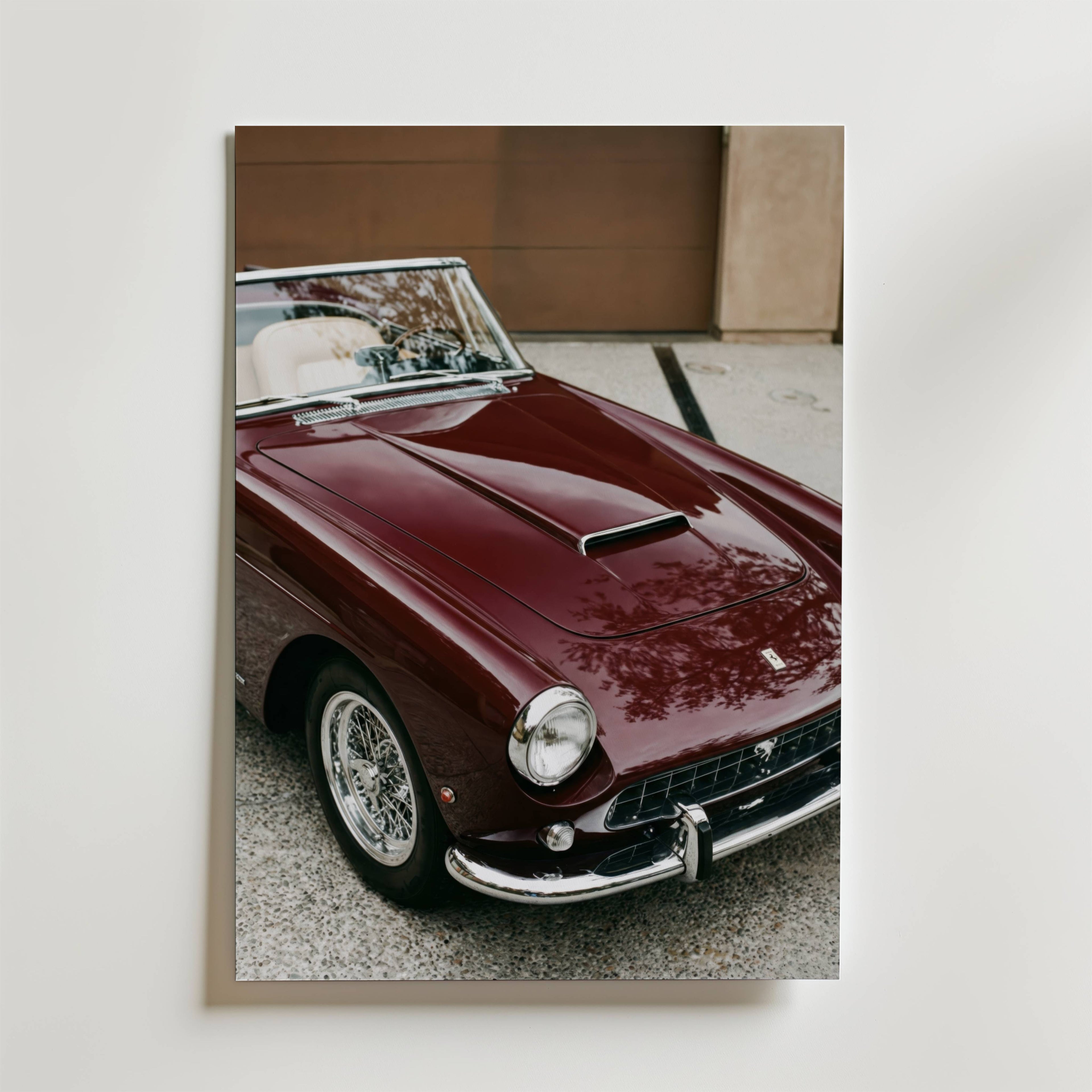 Rosso Eleganza Poster affisch – poster till väggdekoration – köp online hos Bozetto