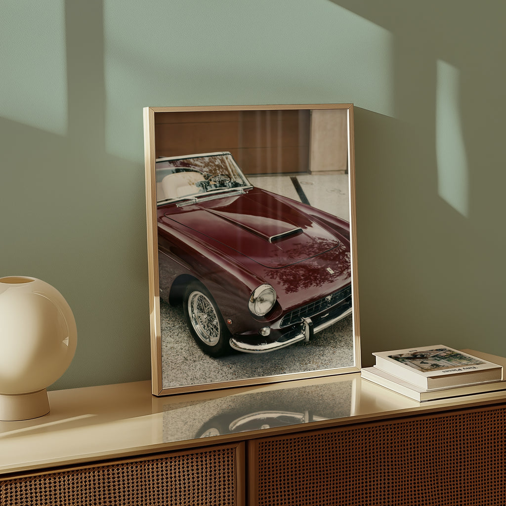 Rosso Eleganza Poster affisch – köp poster online – Bozetto väggdekoration