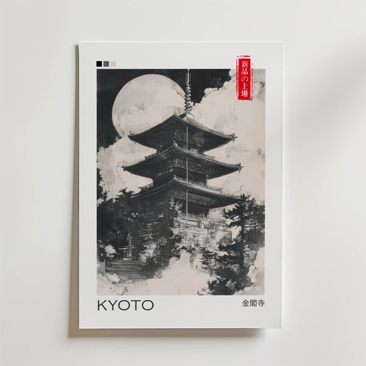 Kyoto Temple Poster