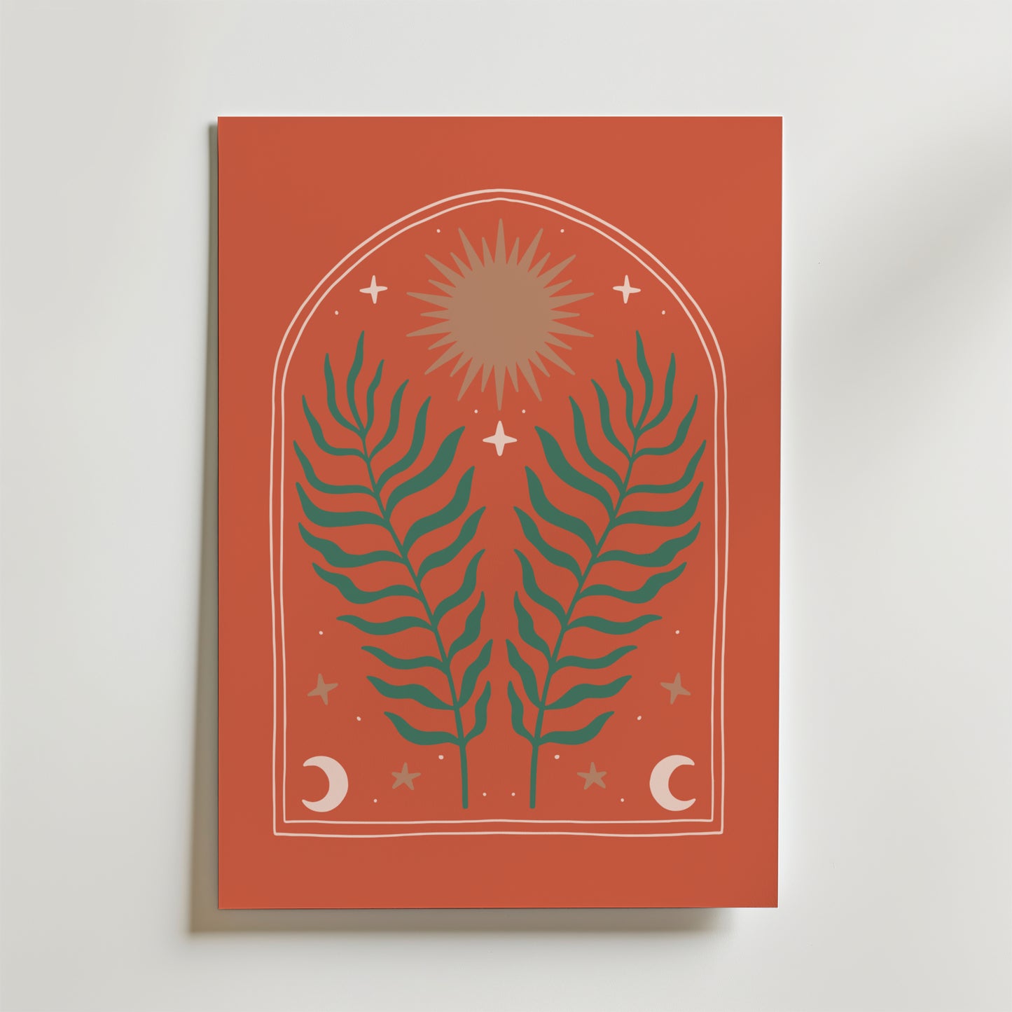 Cosmic Ferns Poster