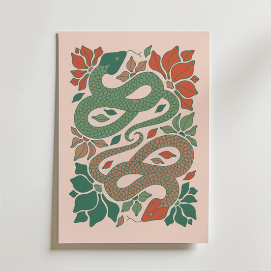 Garden Serpent Poster