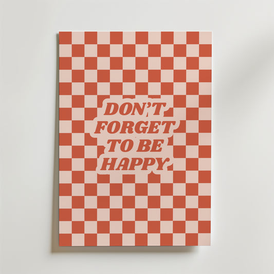 Don't Forget Poster