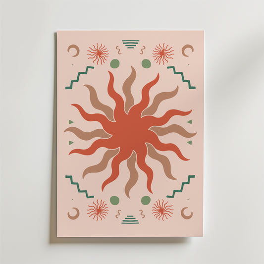 Solar Bloom Poster