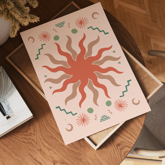 Solar Bloom Poster