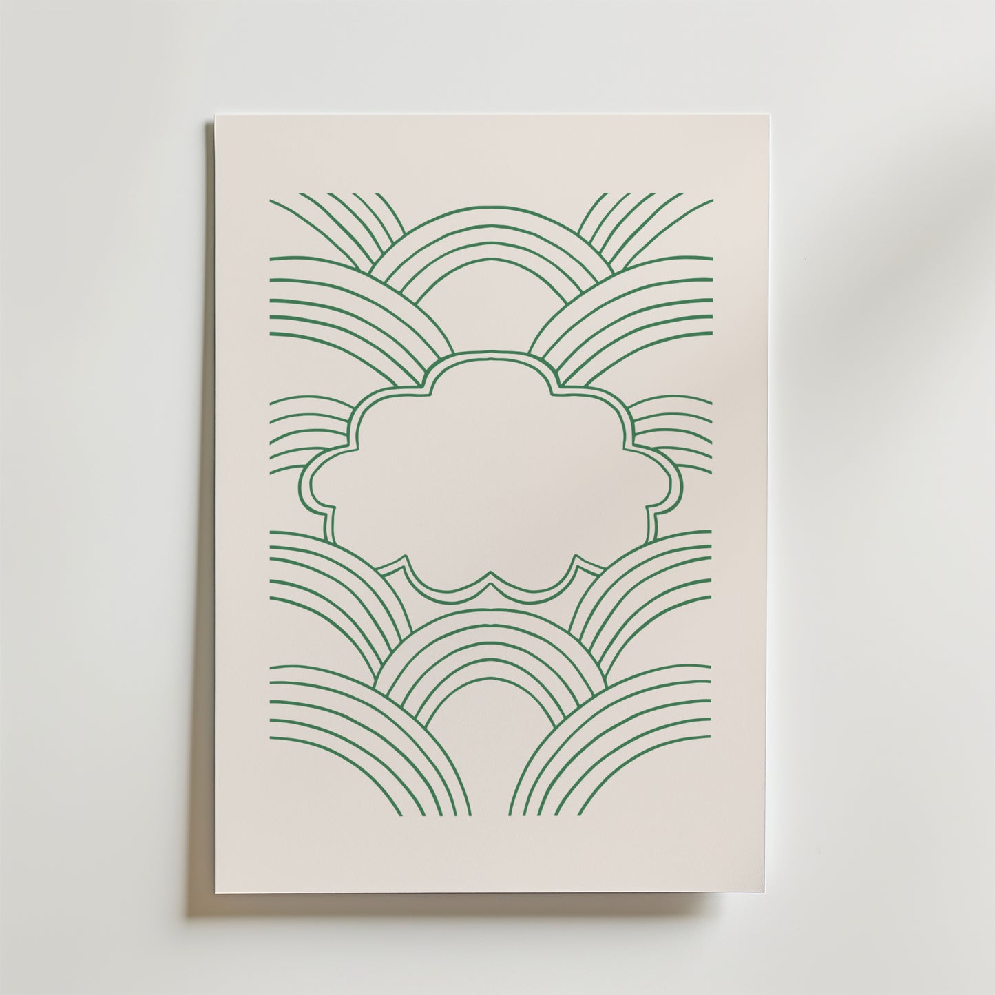 Green Cloud Harmony Poster