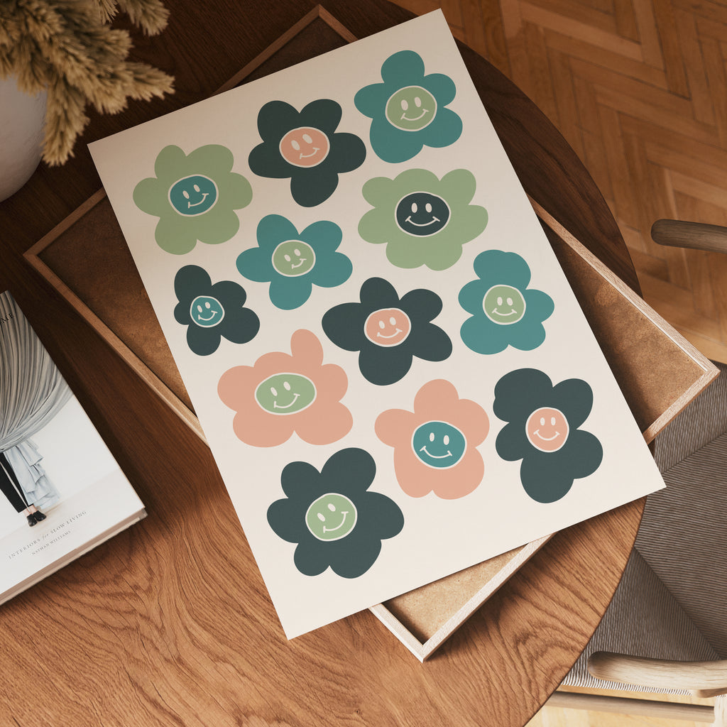 Smiling Blossoms Poster