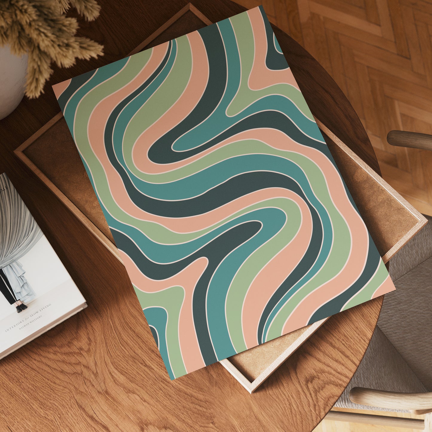 Verdant Waves Poster