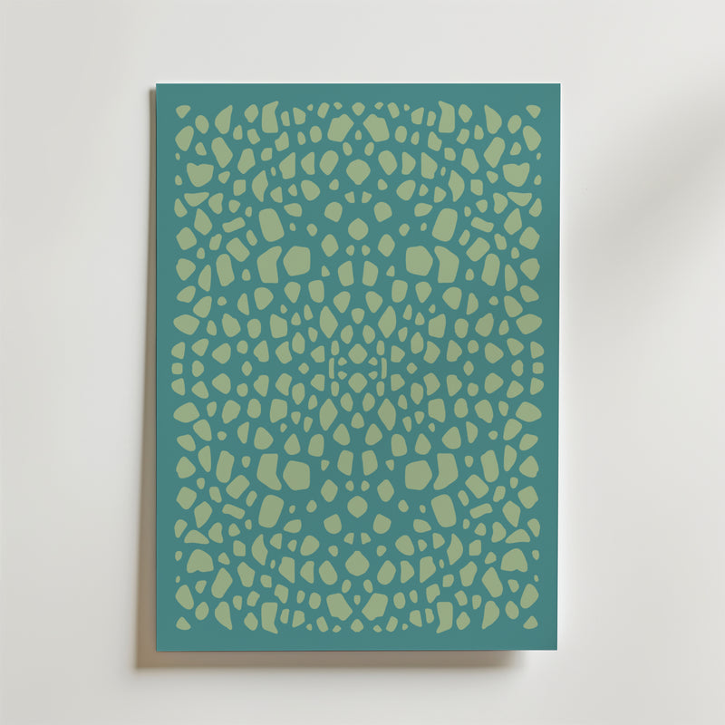 Pebble Pattern Poster