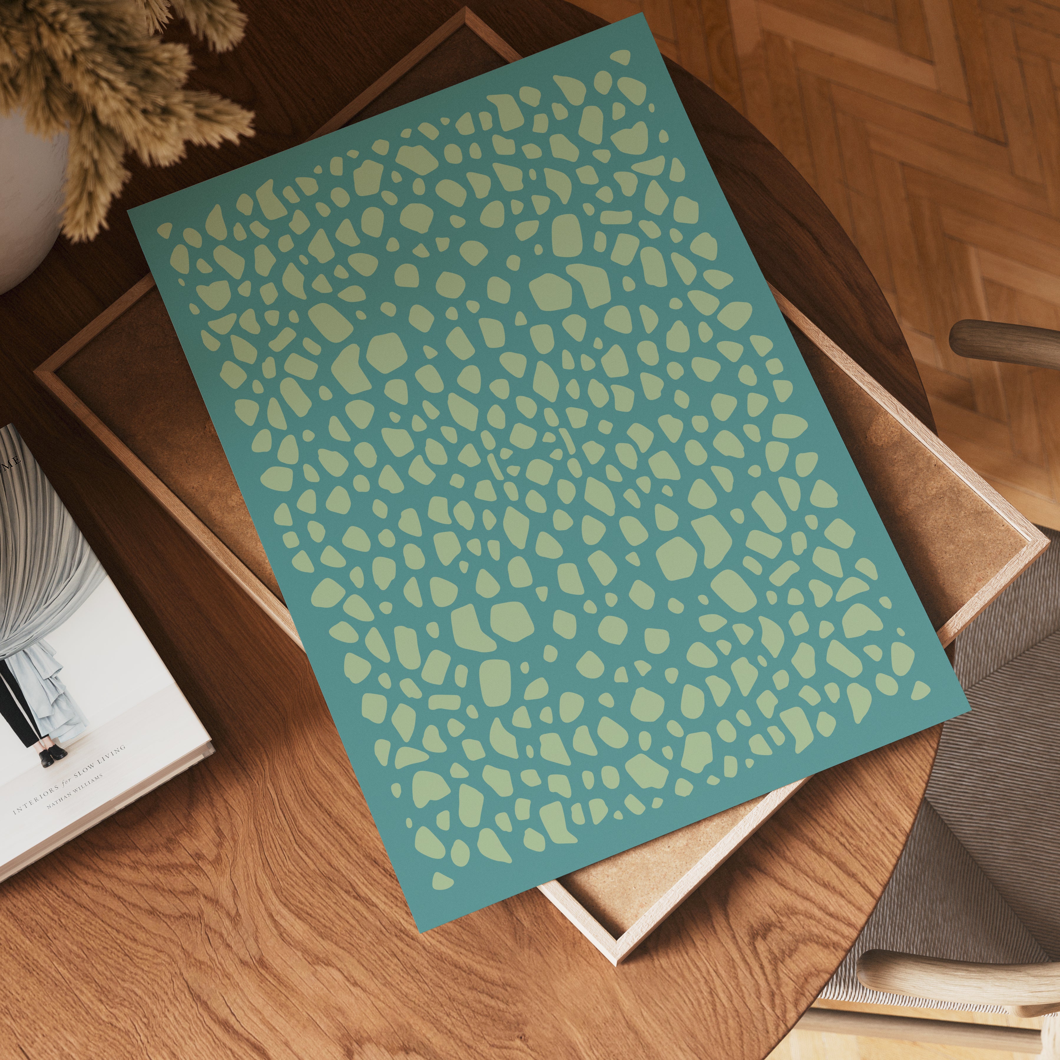 Pebble Pattern Poster