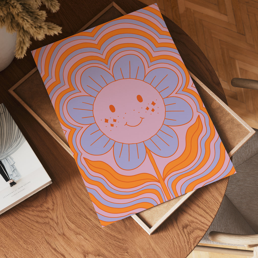 Smiling Flower Poster