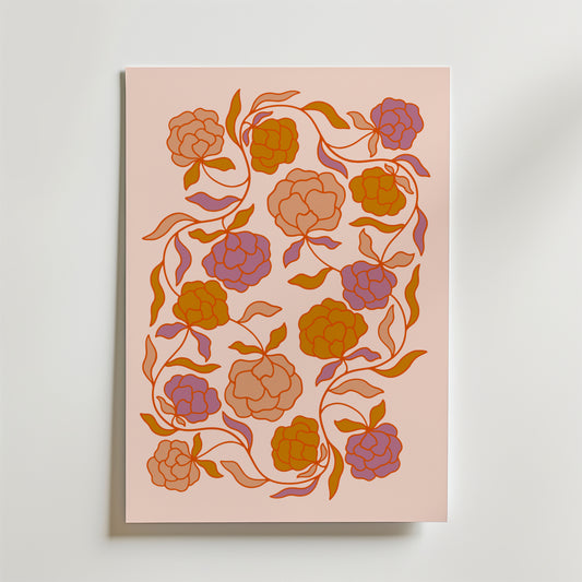 Blooming Rhythm Poster