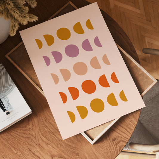 Phases of Color Poster