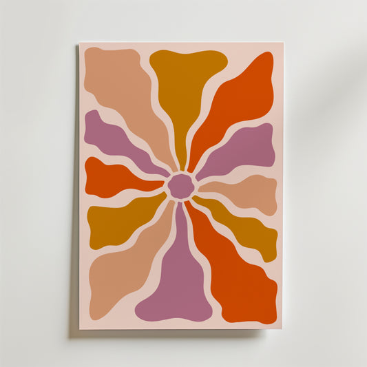 Petal Burst Poster