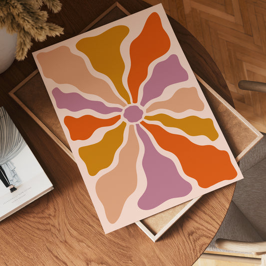Petal Burst Poster