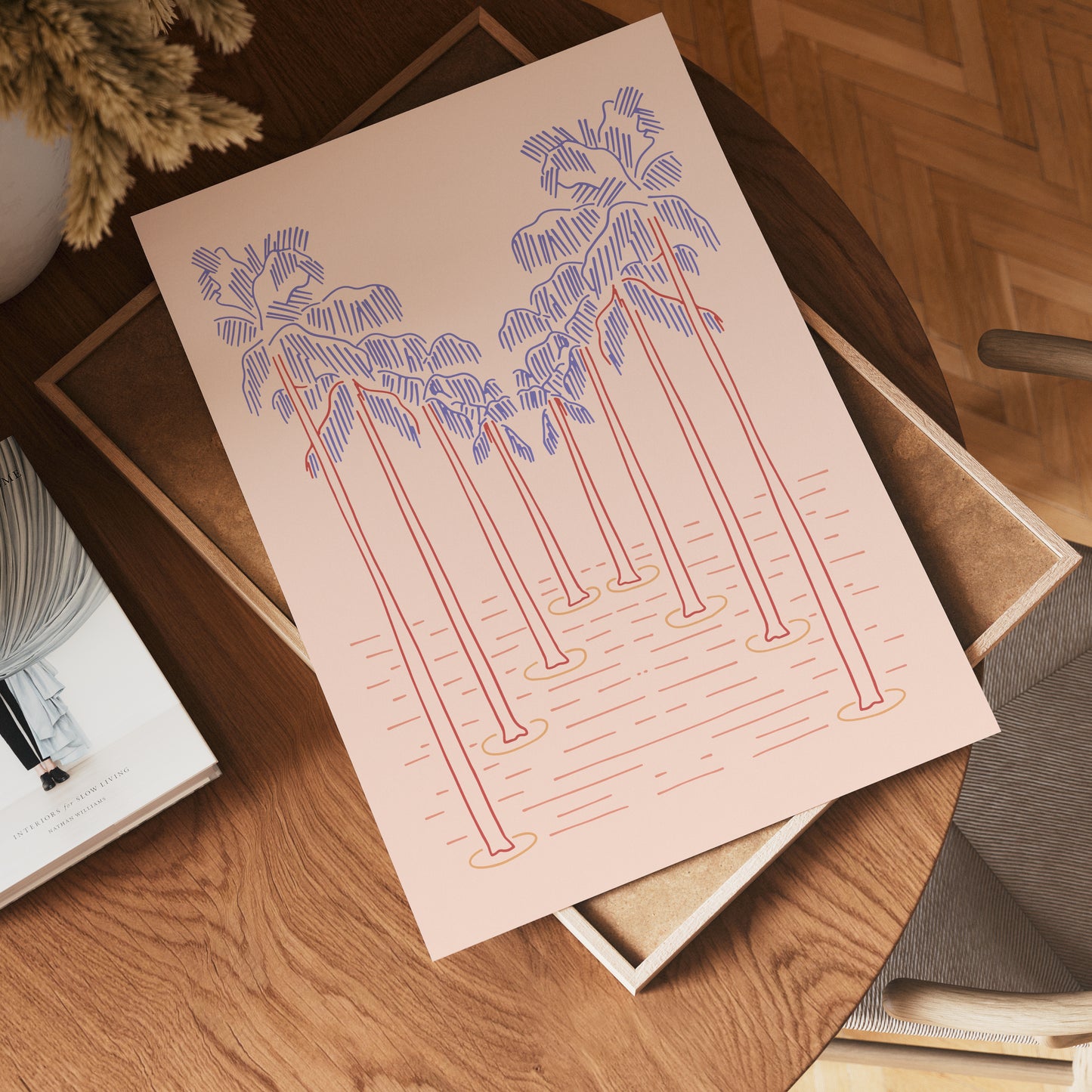 Palm Dream Sunset Poster